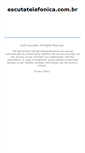 Mobile Screenshot of escutatelefonica.com.br